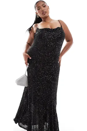 Never Fully Dressed Mya embellished midaxi dress in sequin