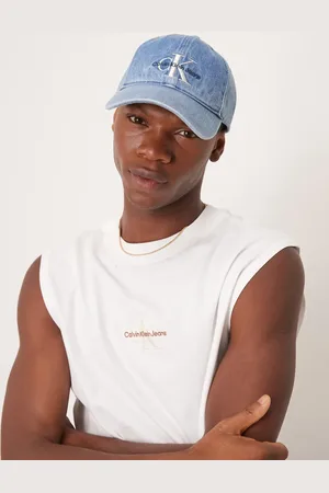 Calvin Klein Denim cap in mid wash