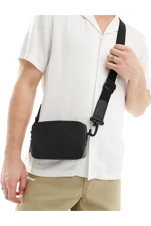 ASOS Faux leather cross body camera bag in