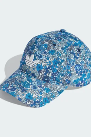 adidas X liberty london baseball cap in core / royal blue