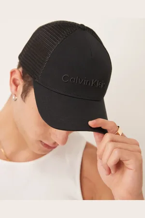 Calvin Klein Embossed trucker cap in