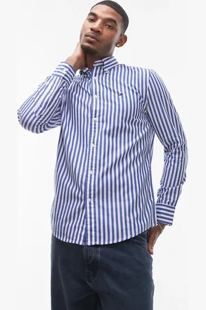 Tommy Hilfiger Flex poplin bold stripe shirt in