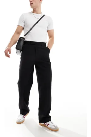 ASOS Smart wide leg trousers in