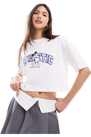 Miss Selfridge Disney tee with athletic mickey mouse graphic