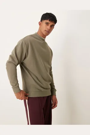ASOS Essential oversized sweatshirt in khaki