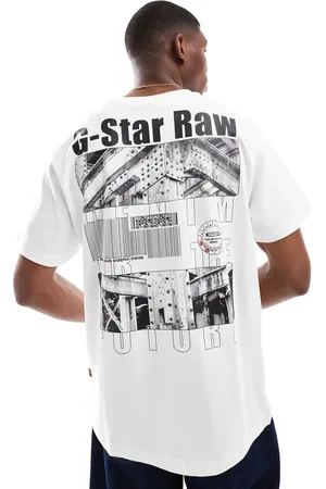 G-Star Oversized t-shirt in with barcode chest and back print