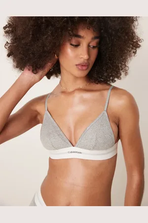 Calvin Klein Modal rib unlined triangle bra in