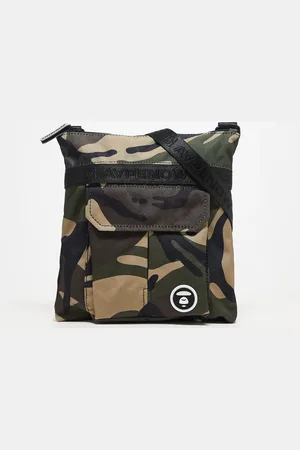 A Bathing Ape Aape By A Bathing Ape crossbody utlity bag in camo print