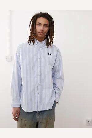 A Bathing Ape Aape by A Bathing Ape long sleeve stripe shirt in