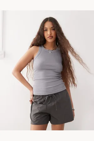 Weekday Ribbed racer vest in