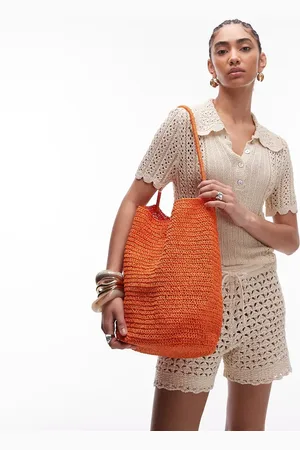 Topshop Sunny crochet shoulder bag in