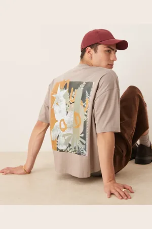 ASOS Boxy oversized t-shirt with abstract graphic in