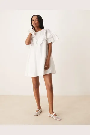 ASOS Ruffle short sleeve dress in