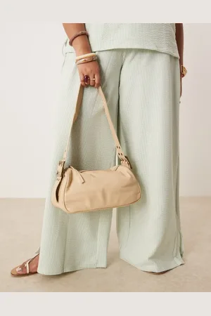 Free People Arm candy leather shoulder bag in sand