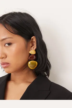 ASOS Drop earrings with resin detail