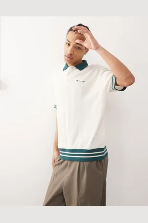 Champion Polo t-shirt in and green