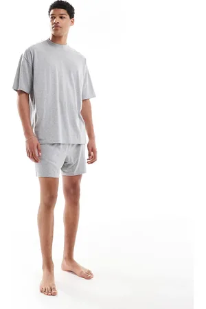 ASOS Pyjama set in grey marl