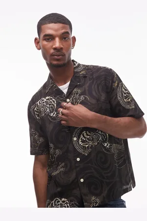 AllSaints Sidewinder shirt in kelp