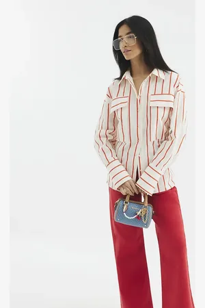 River Island Pocket front wide leg jeans in