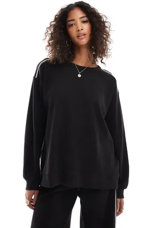 Cotton On Rib long sleeve beach top in /trims