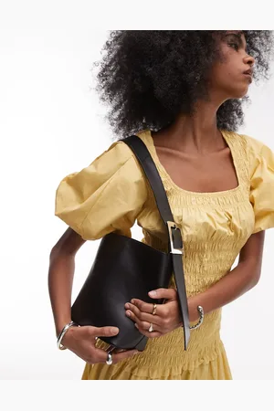 Topshop Sinitta leather shoulder bag in
