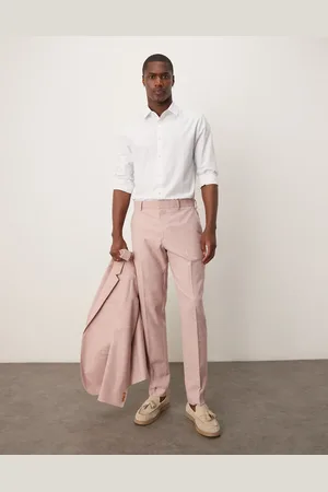 ASOS Wedding skinny suit trousers in texture