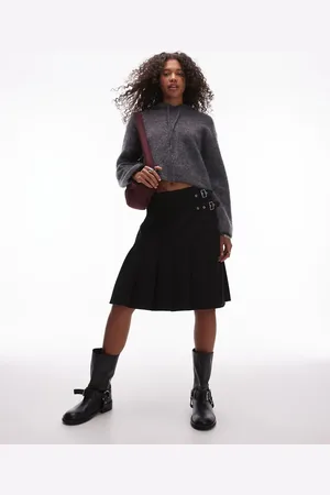 Résumé Resume low rise Y2K pleated kilt skirt in with buckle