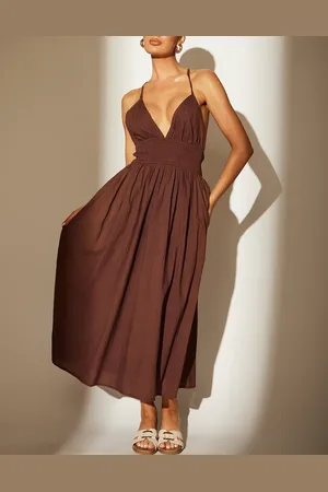 South Beach Halter neck maxi dress in