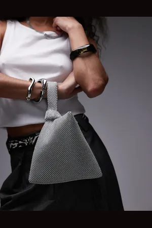 Topshop Gwyn embellished knot grab bag in