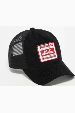 New Era Vintage patch trucker cap in