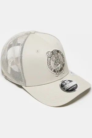 New Era Boston Celctics 9seventy tonal trucker cap in beige