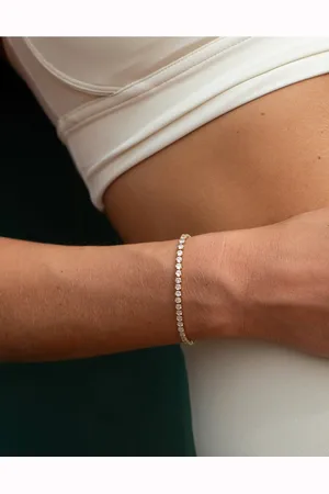 D. Louise Luxe tennis bracelet 3mm 16 in