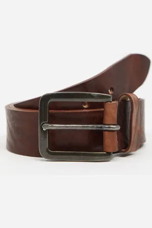 JACK & JONES Smooth leather belt in
