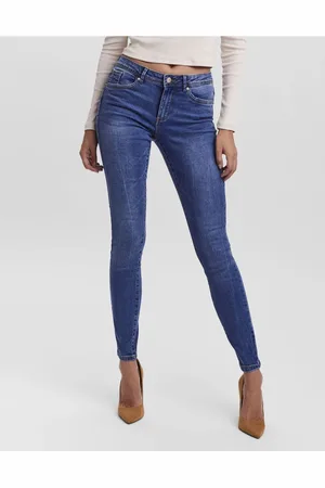 VERO MODA Skinny fit jeans in medium denim