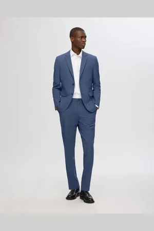 SELECTED Suit trousers in dark