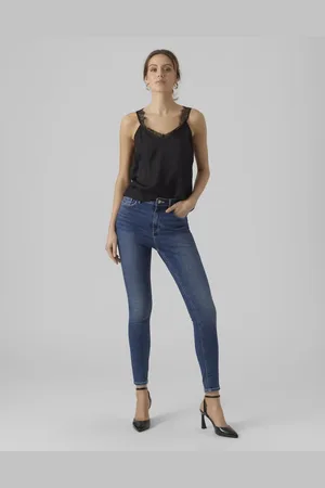 VERO MODA Skinny fit jeans in dark denim