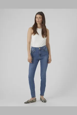 VERO MODA Skinny fit jeans in medium denim