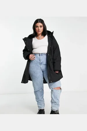 ONLY Longline parka coat in