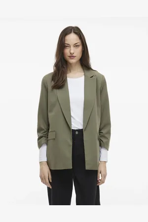 VILA Blazer in dusty olive