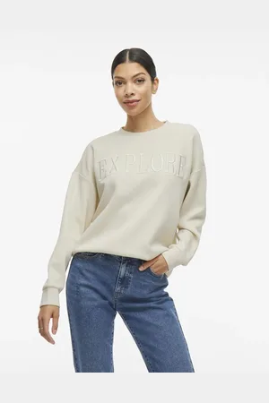 VILA Sweatshirt in birch