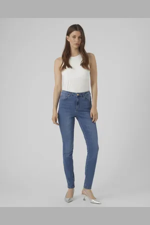 VERO MODA Skinny fit jeans in medium denim