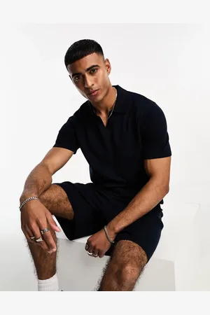 SELECTED Knitted polo co-ord in