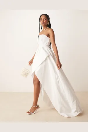 True Decadence Strapless hi-low dress in
