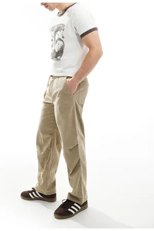 Only & Sons Loose fit cord trouser in beige