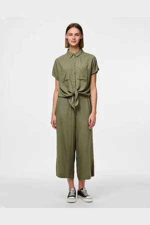 Pieces® Short sleeved shirt in deep lichen