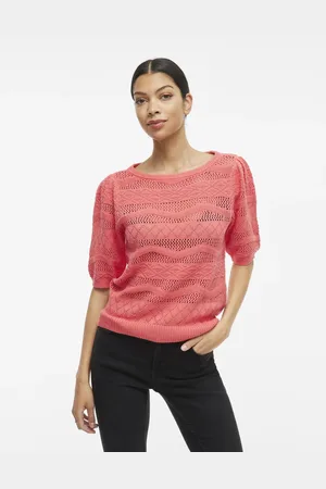 VILA Knitted top in dubarry