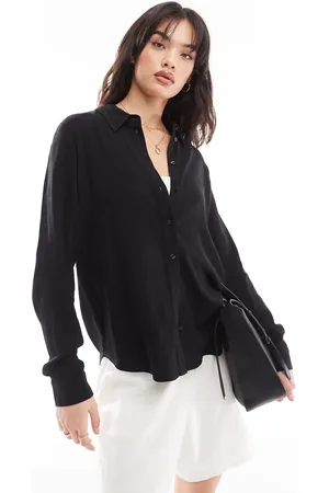 SELECTED Femme linen touch shirt in