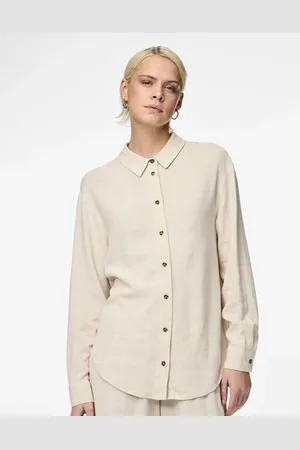 Pieces® Shirt in oatmeal