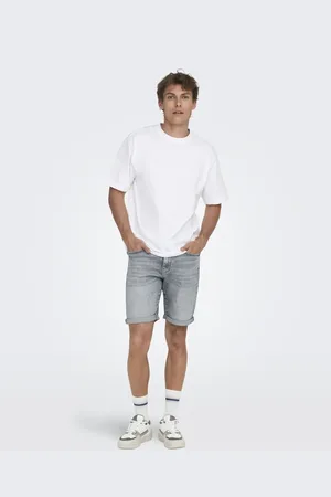 Only & Sons Shorts in medium denim