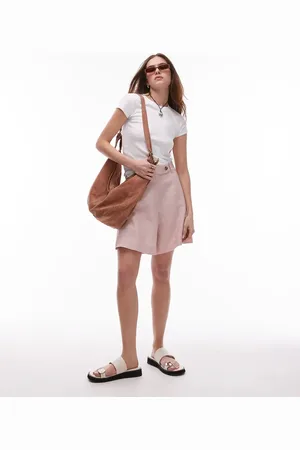 & OTHER STORIES Linen minimal bermuda shorts in